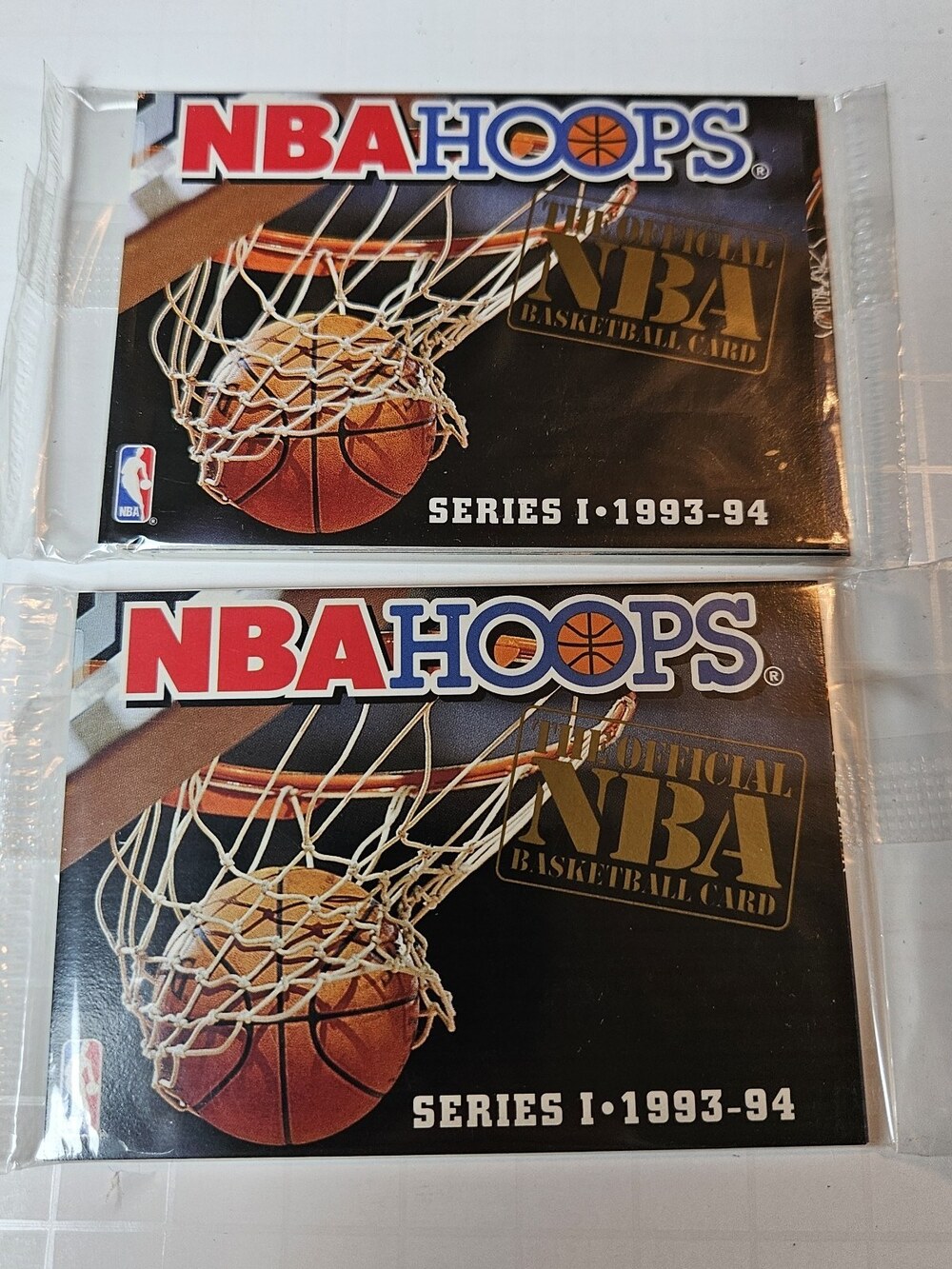 (2) PACKS 1993-94 NBA Hoops Series 1 Sealed Pack